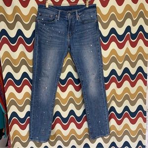 Levis 511 Paint Splatter Jeans size 33x31